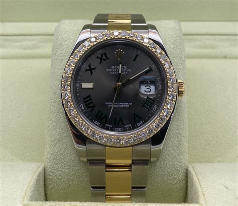 rolex diamond bezel 41mm